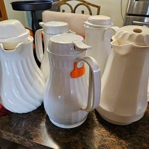 Set of 5 coffee thermal pitchers